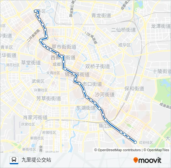 56A路 Bus Line Map
