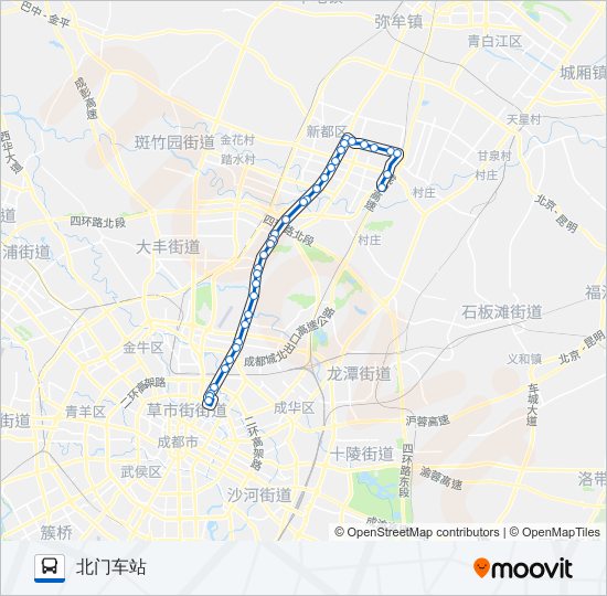 650路 bus Line Map