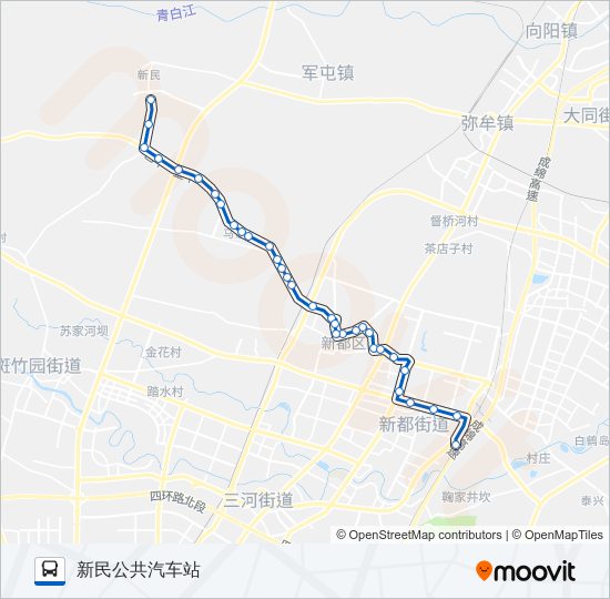 666路 bus Line Map