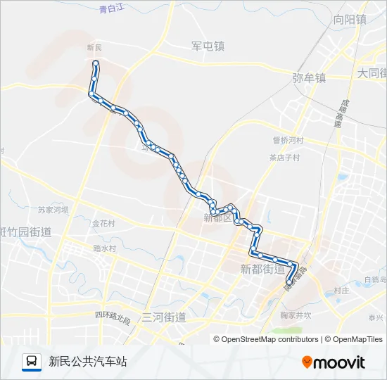 公交666路的线路图