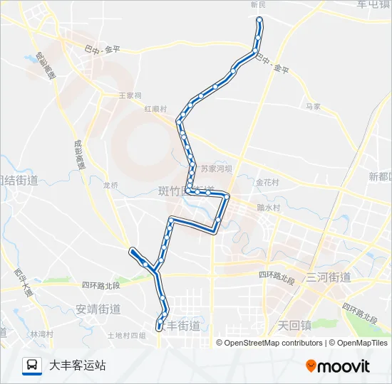 公交667路的线路图