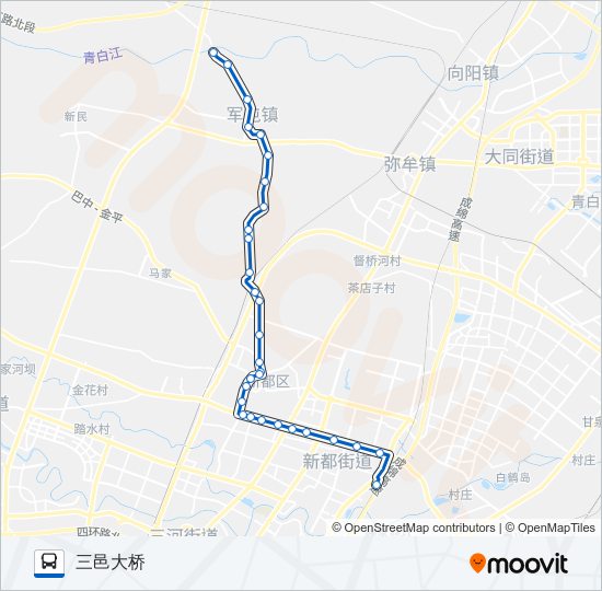 公交668路的线路图