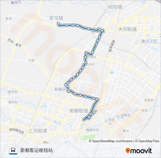 公交669路的线路图