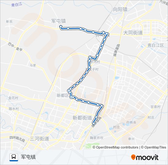 公交669路的线路图