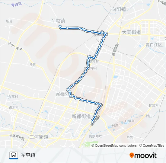 公交669路的线路图