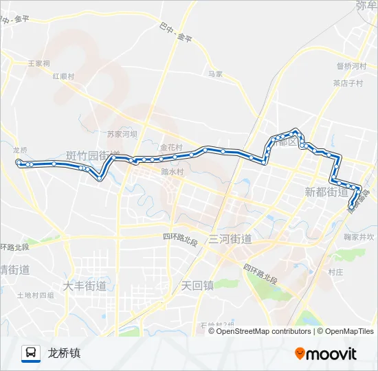 公交671路的线路图