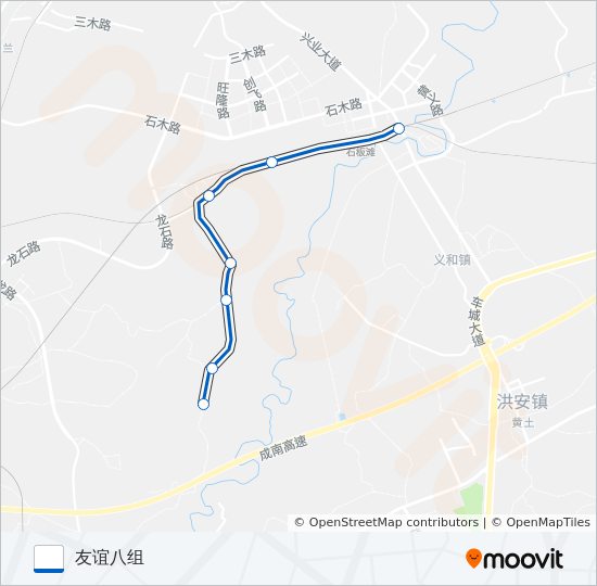 公交677路的线路图