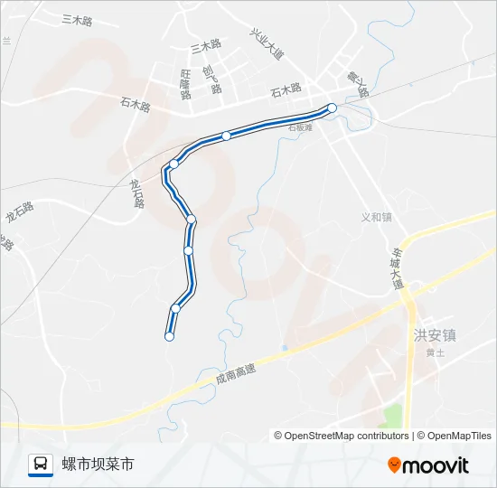 公交677路的线路图