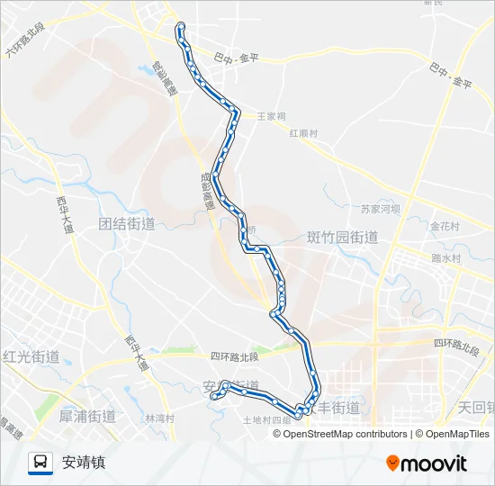公交678路的线路图