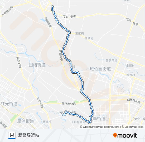 公交678路的线路图