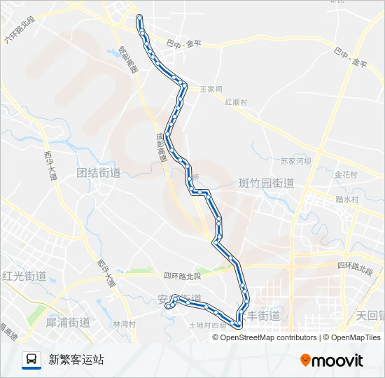 公交678路的线路图