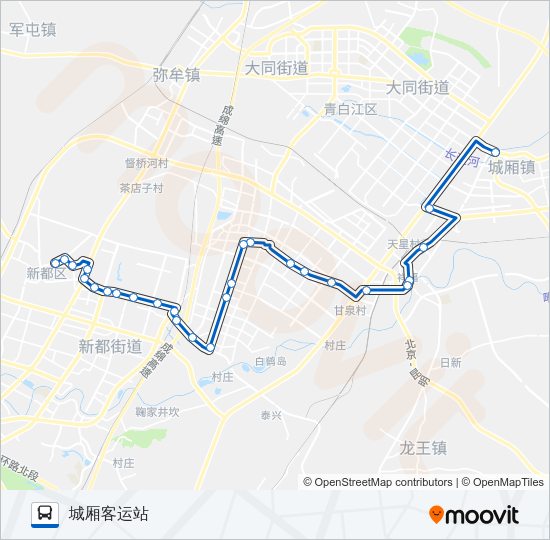 公交679路的线路图
