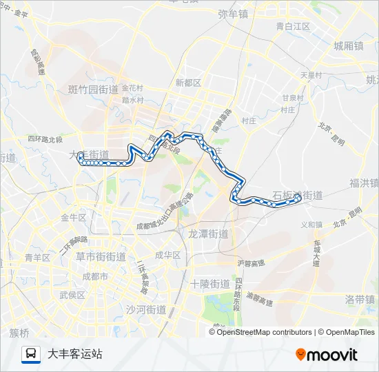 公交680路的线路图