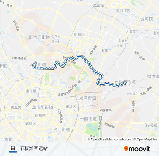 公交680路的线路图