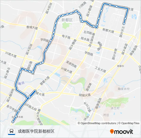 公交682路的线路图
