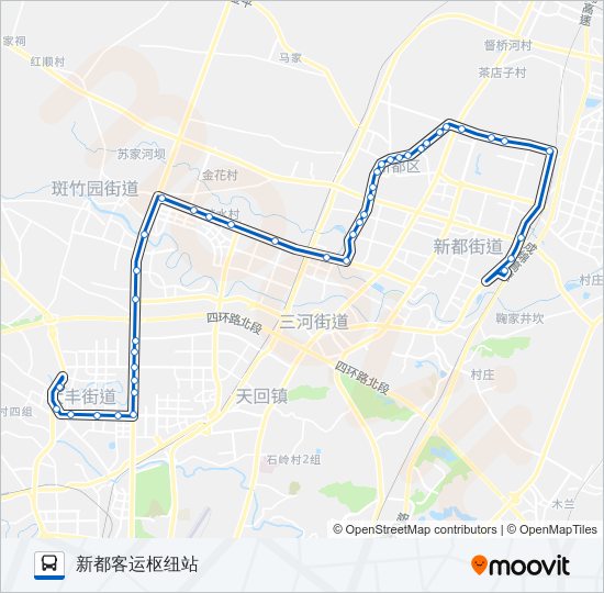 公交683路的线路图