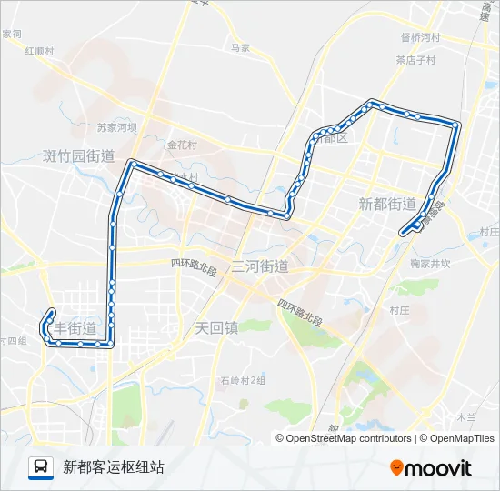 公交683路的线路图