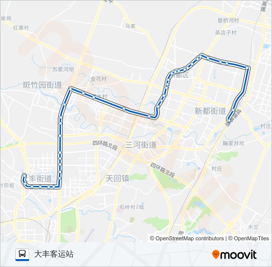 公交683路的线路图