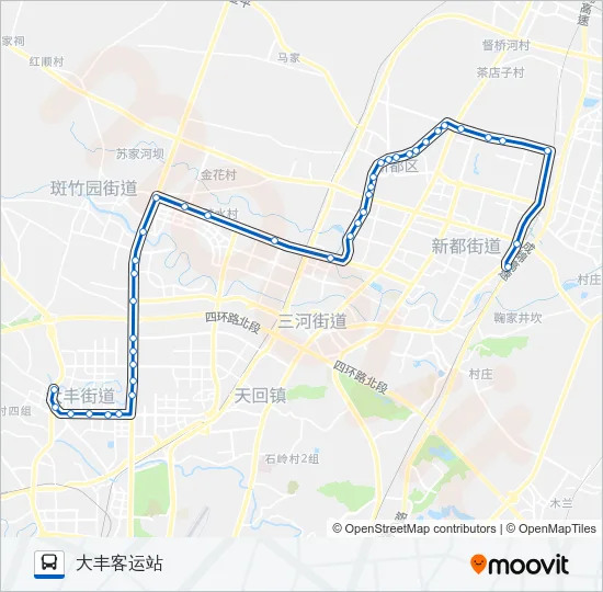公交683路的线路图