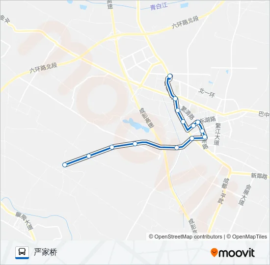 公交686路的线路图