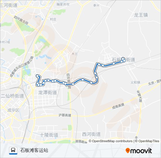 689路route Schedules Stops Maps 石板滩客运站