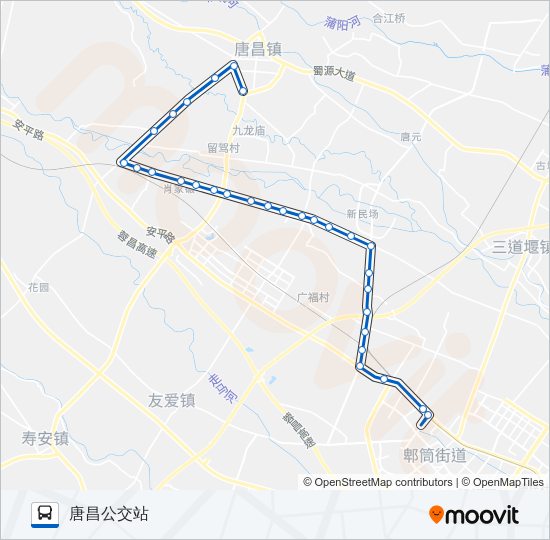 公交706路的线路图