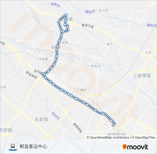 709路 bus Line Map