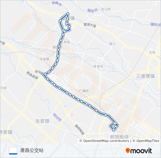 709路 bus Line Map