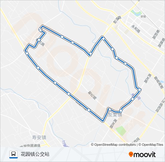 公交710路的线路图