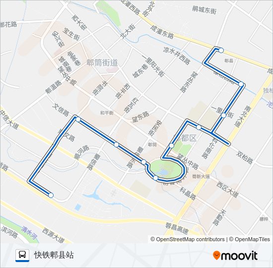 713路 bus Line Map