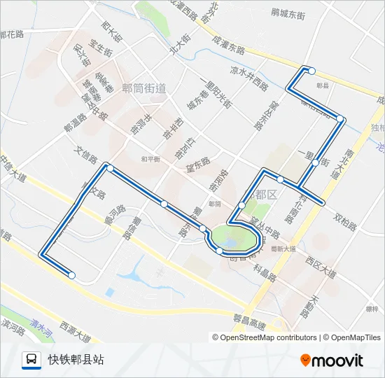 713路 Bus Line Map
