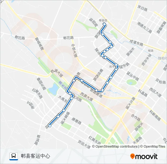 714路 Bus Line Map