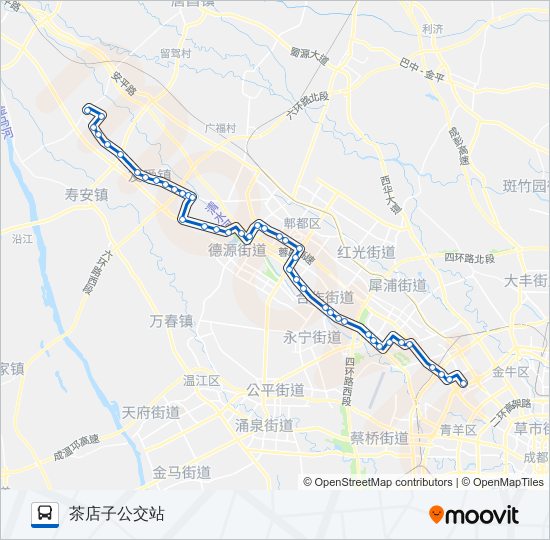 公交716路的线路图