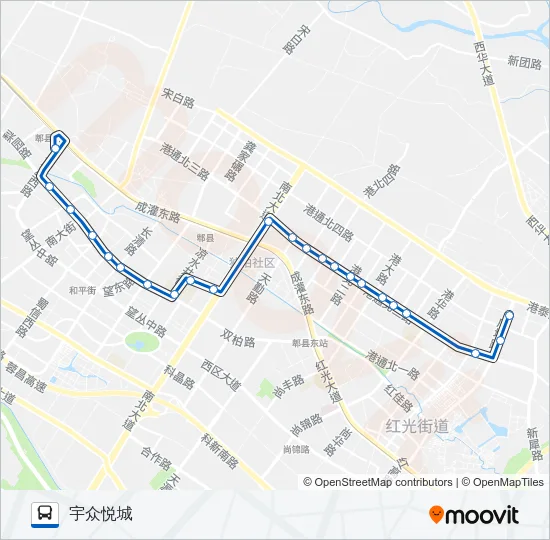 719路 Bus Line Map