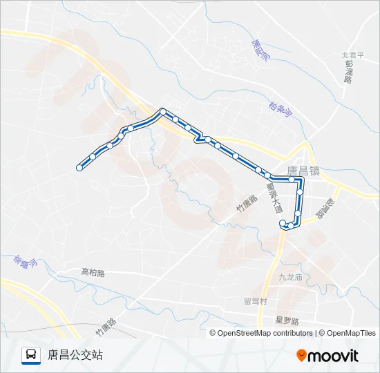 公交741路的线路图