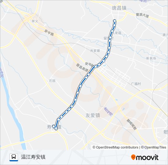 公交742路的线路图