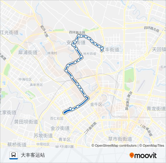 749路 bus Line Map