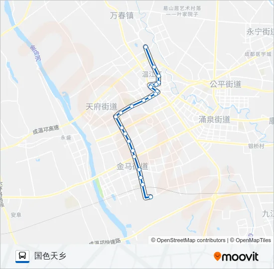 公交752路的线路图