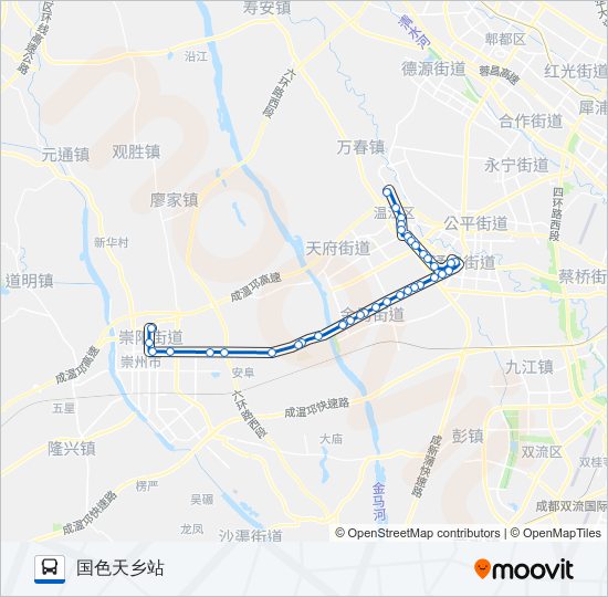 公交759路的线路图