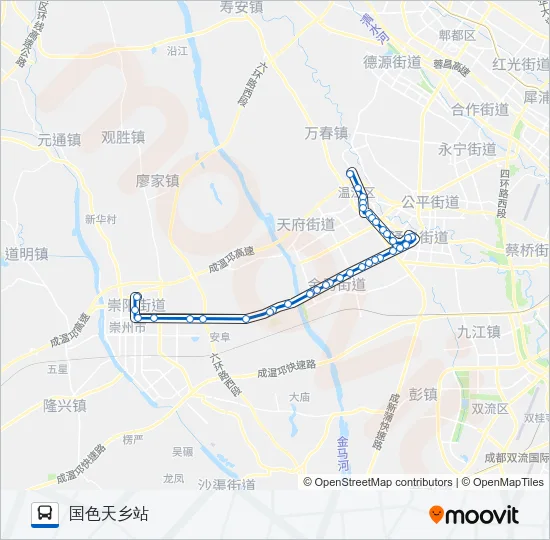 公交759路的线路图