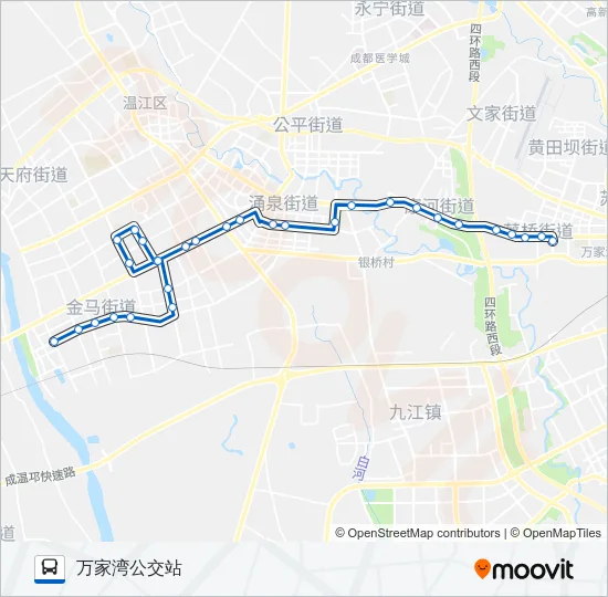 公交761路的线路图