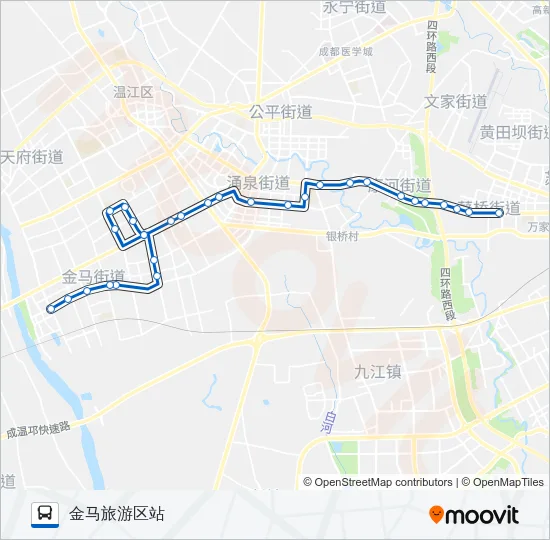 公交761路的线路图
