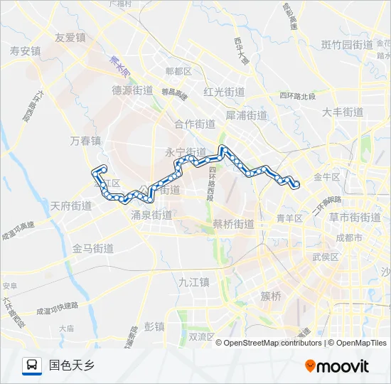 公交762路的线路图