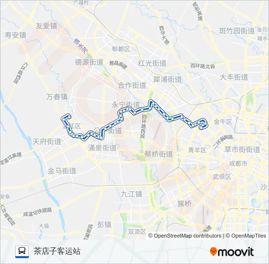 公交762路的线路图