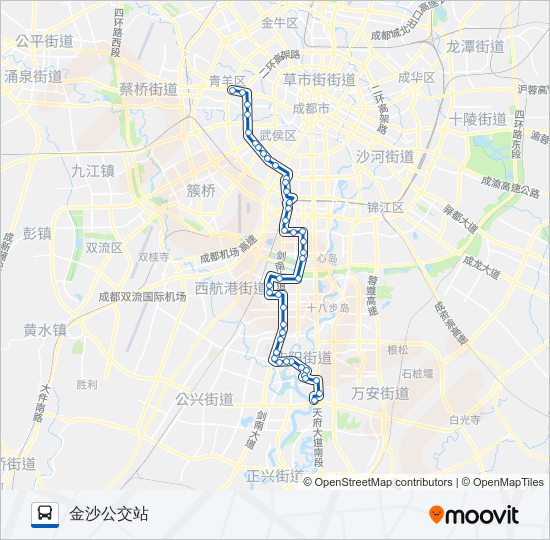 801路 bus Line Map