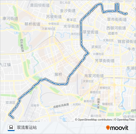 公交802路的线路图