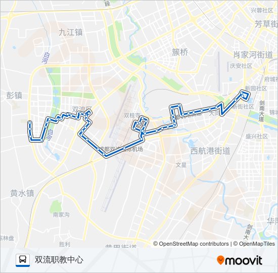 804路Route: Schedules, Stops & Maps - 双流职教中心(Updated)