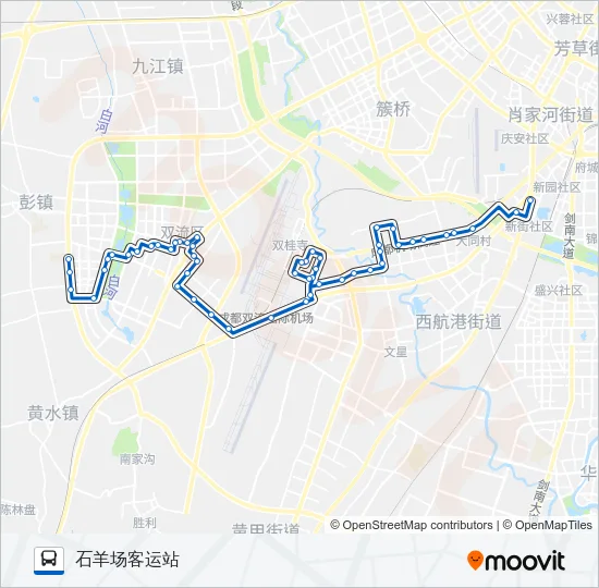 公交804路的线路图
