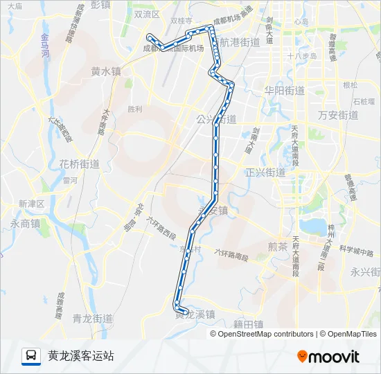 公交808路的线路图