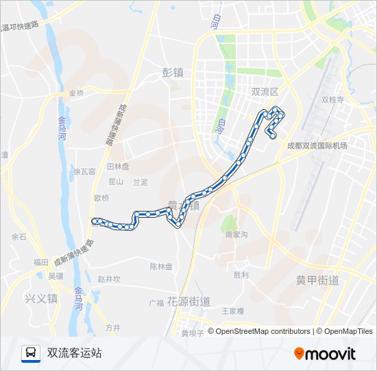 公交810路的线路图